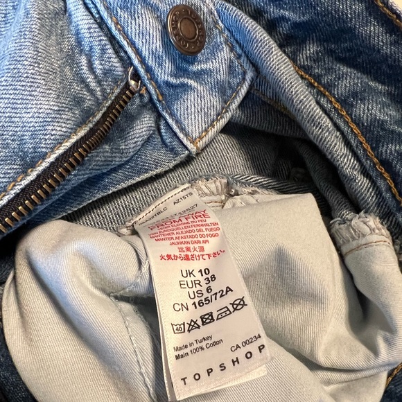 Top shop jean shorts - Picture 3 of 3